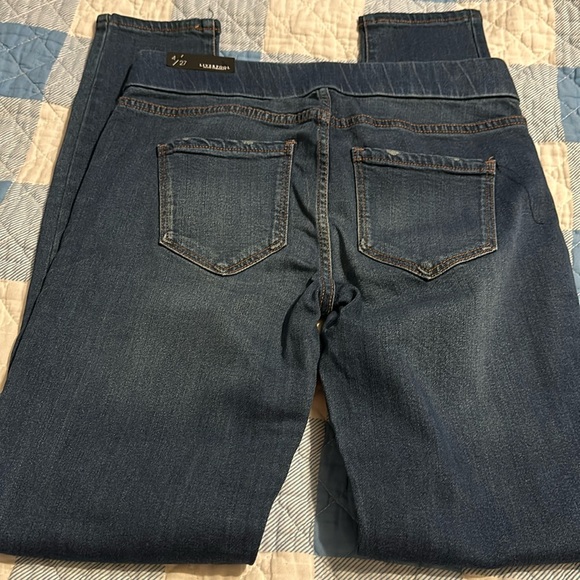New Liverpool women’s denim leggings size 4/27 - Picture 10 of 14